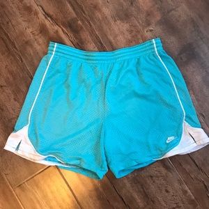 Bright blue Nike athletic shorts size M
